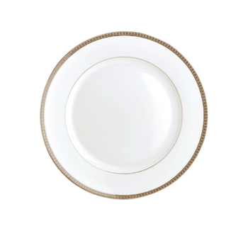 Christofle Malmaison Dinnerware: Bread and Butter Plate, Porcelain Platinum-Finish